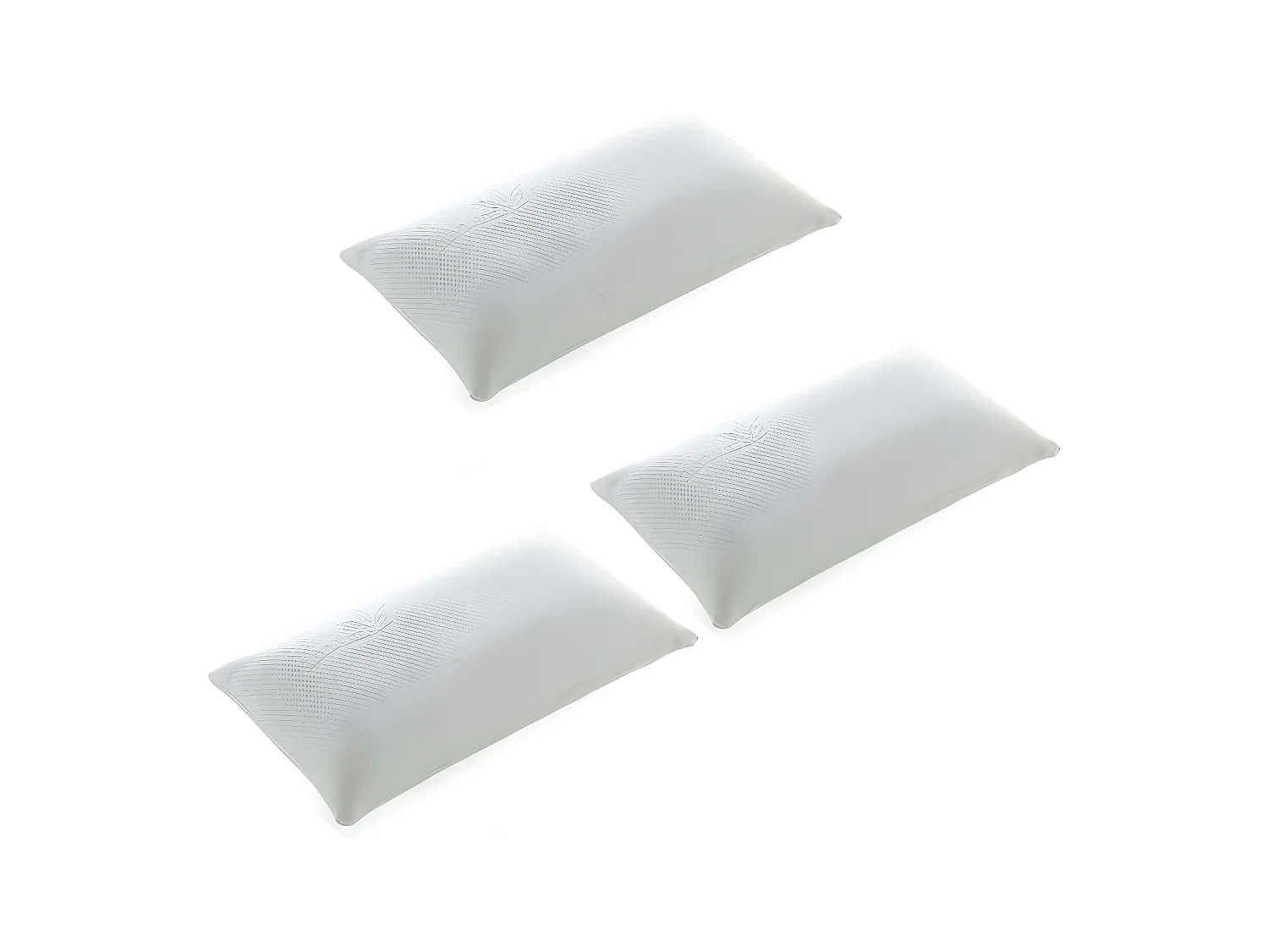 Oreiller Pack 3 viscoélastique thermovariable 90/70/70cm