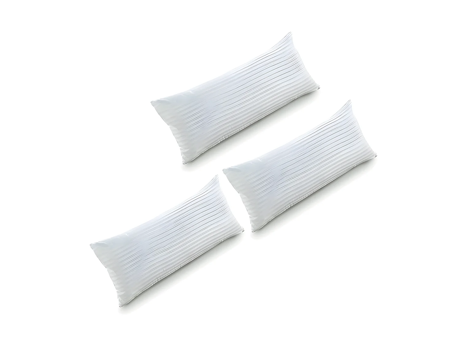 Oreiller du Pack 3 fibre toucher plume 90/70/70cm