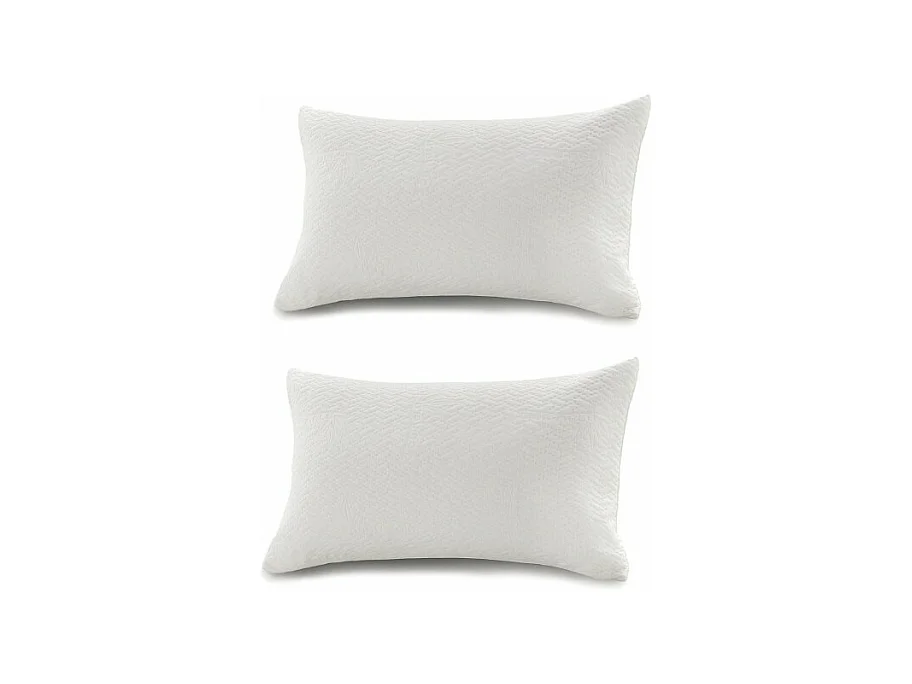 Oreiller Pack 2 100% flocons de viscose et pur 75 cm