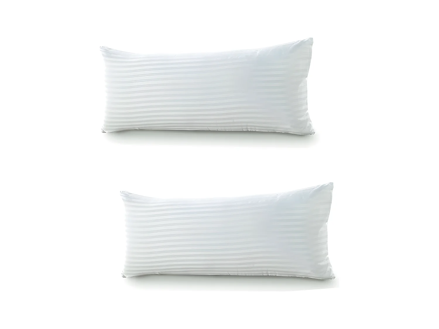 Oreiller Pack de 2 en fibre toucher plume 75 cm