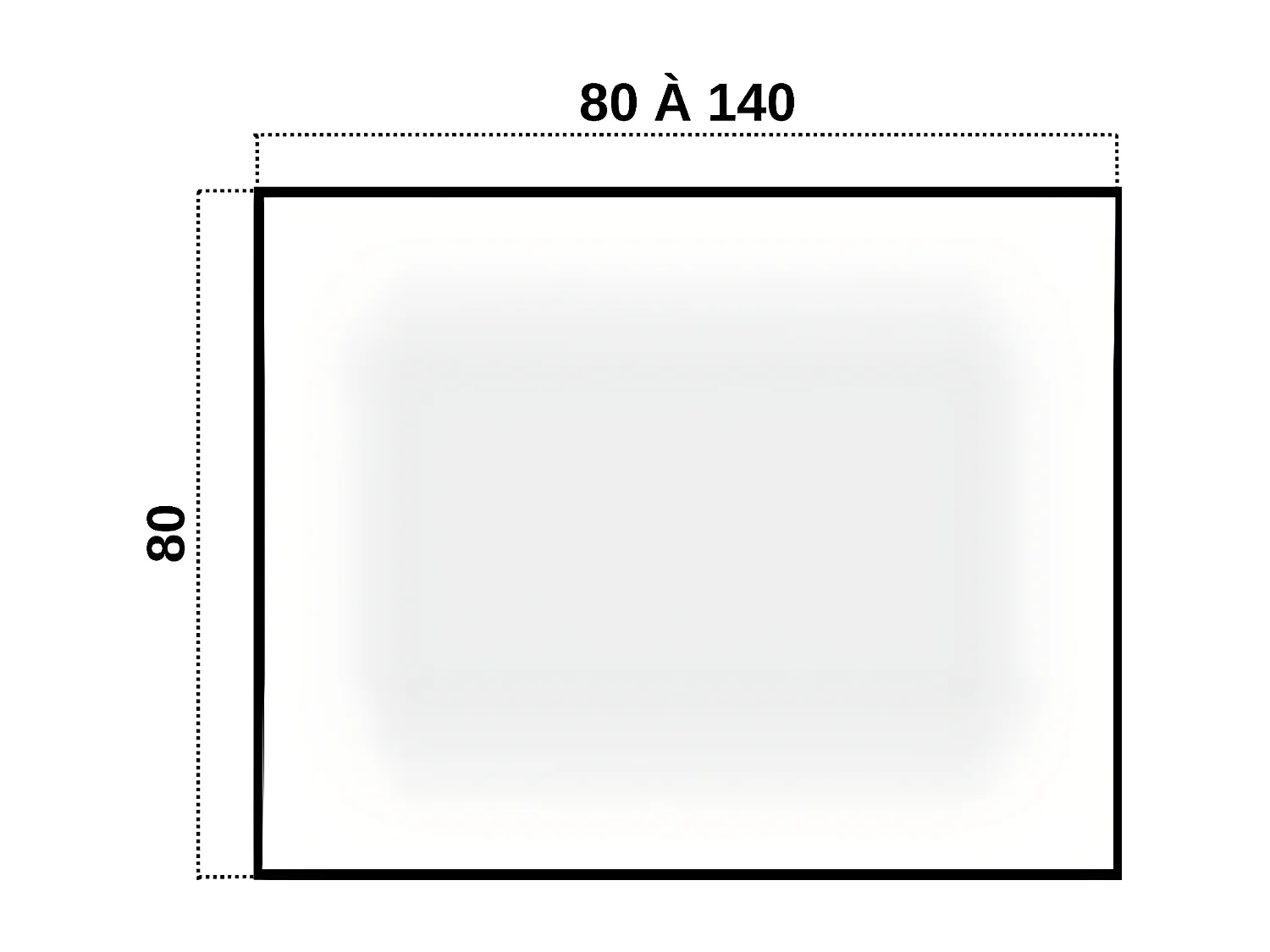 Miroir Salle de Bains Lumineux ABILITY Anti-Buée et Éclairage Périmétral Triled par Détecteur de Mouvement 80x80cm Noir Mat LEDIMEX by SANIZÉO