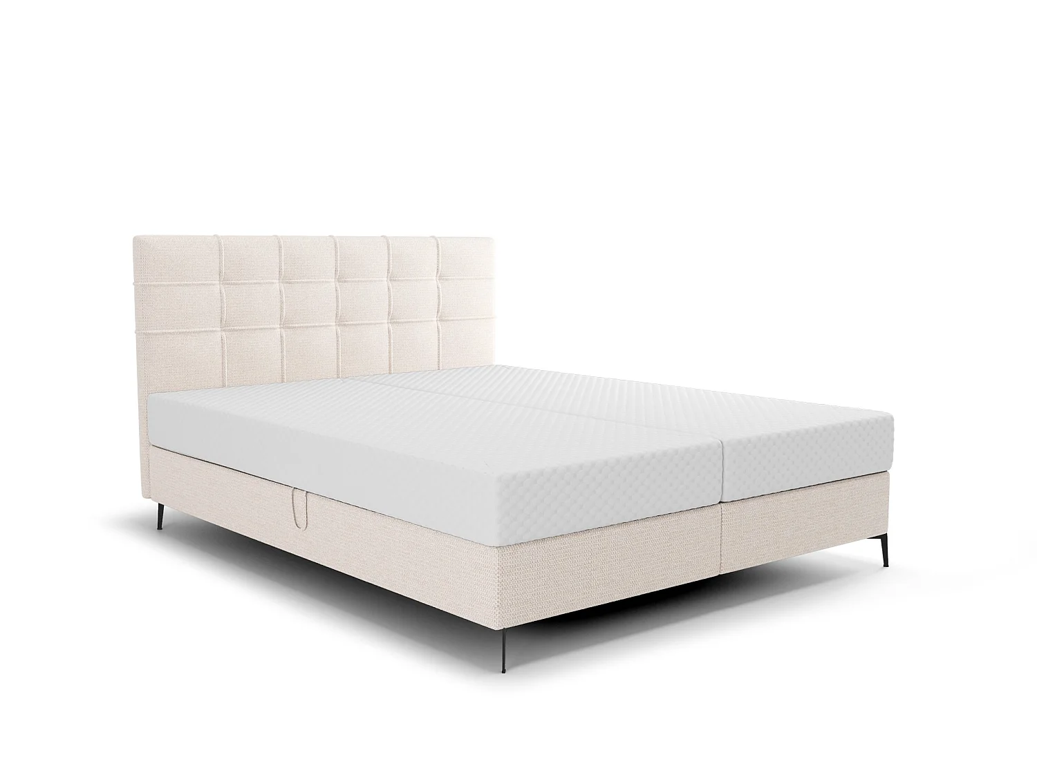 BOXSPRINGBETT Doppelbett Ardoe Beige (Aragon 03) 180x200 cm