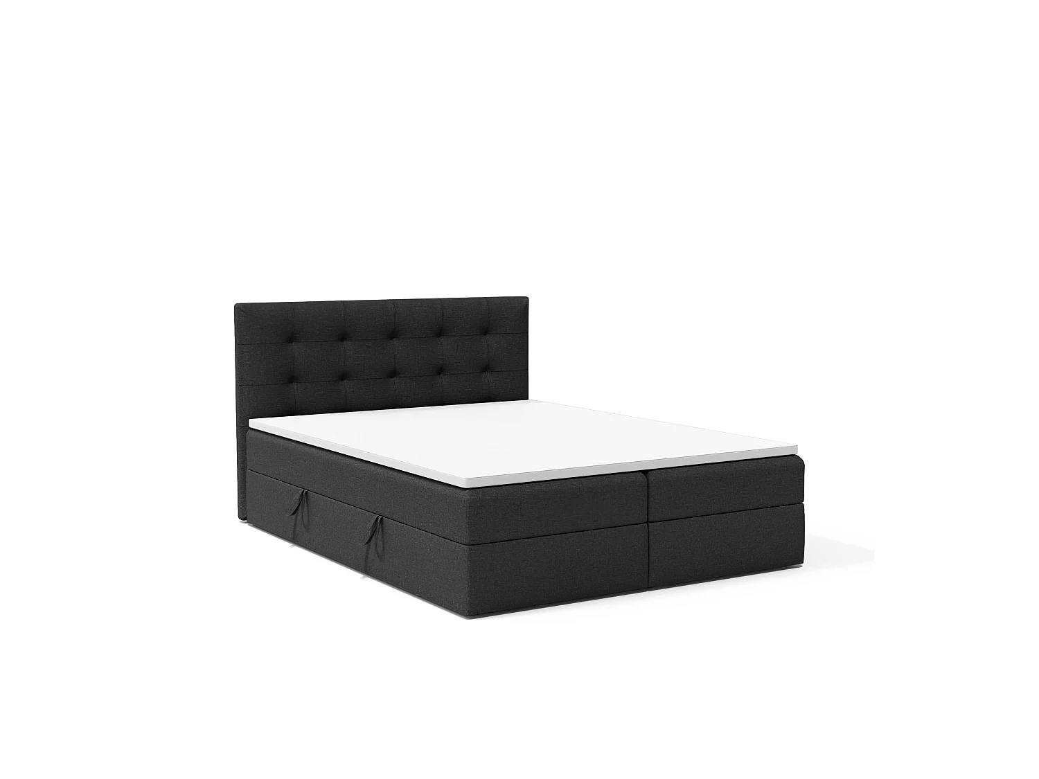 BOXSPRINGBETT Doppelbett Kolumbo Schwarz 180x200 cm