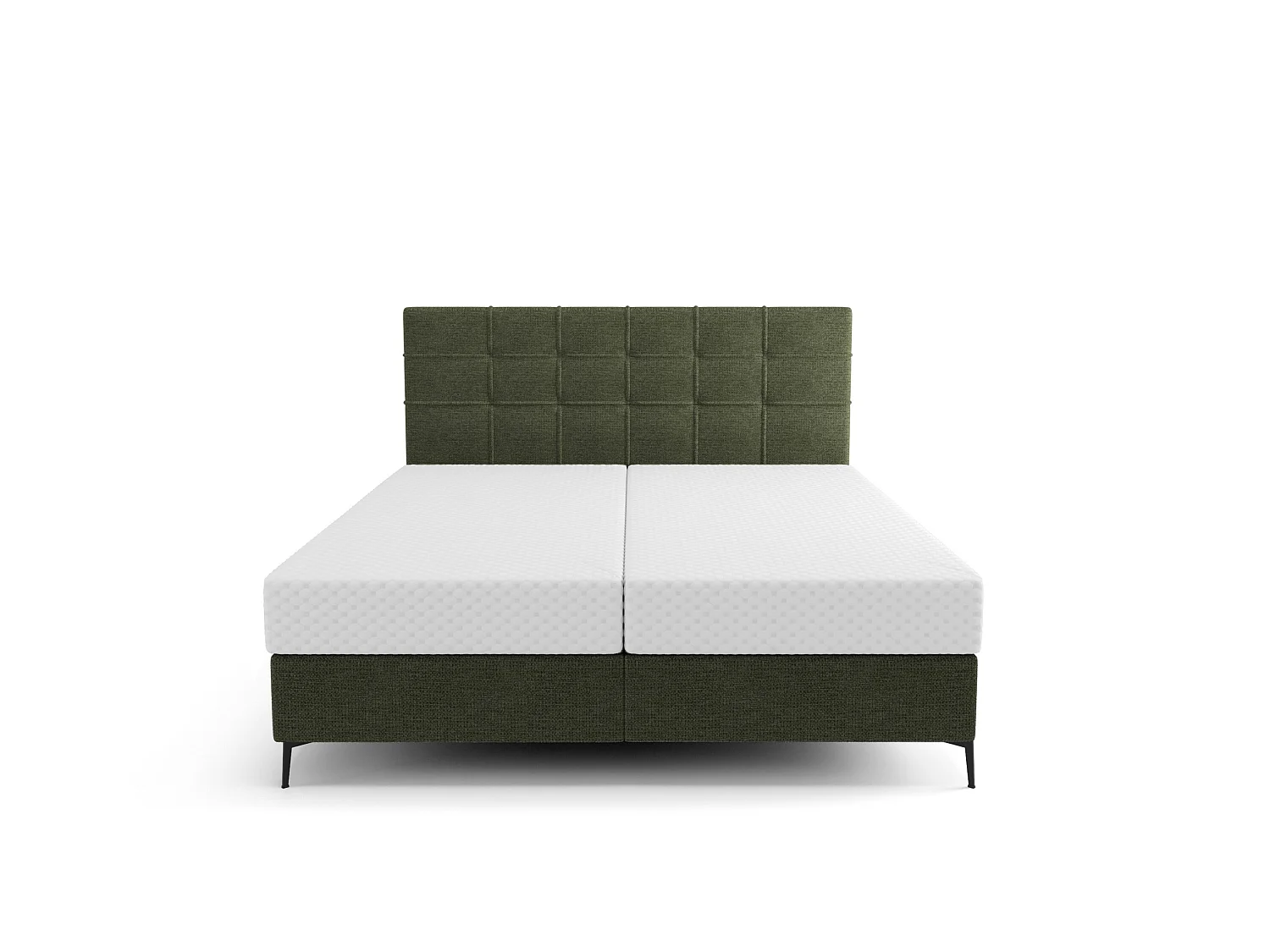 BOXSPRINGBETT Doppelbett Ardoe Dunkelgrün (Aragon 39) 140x200 cm