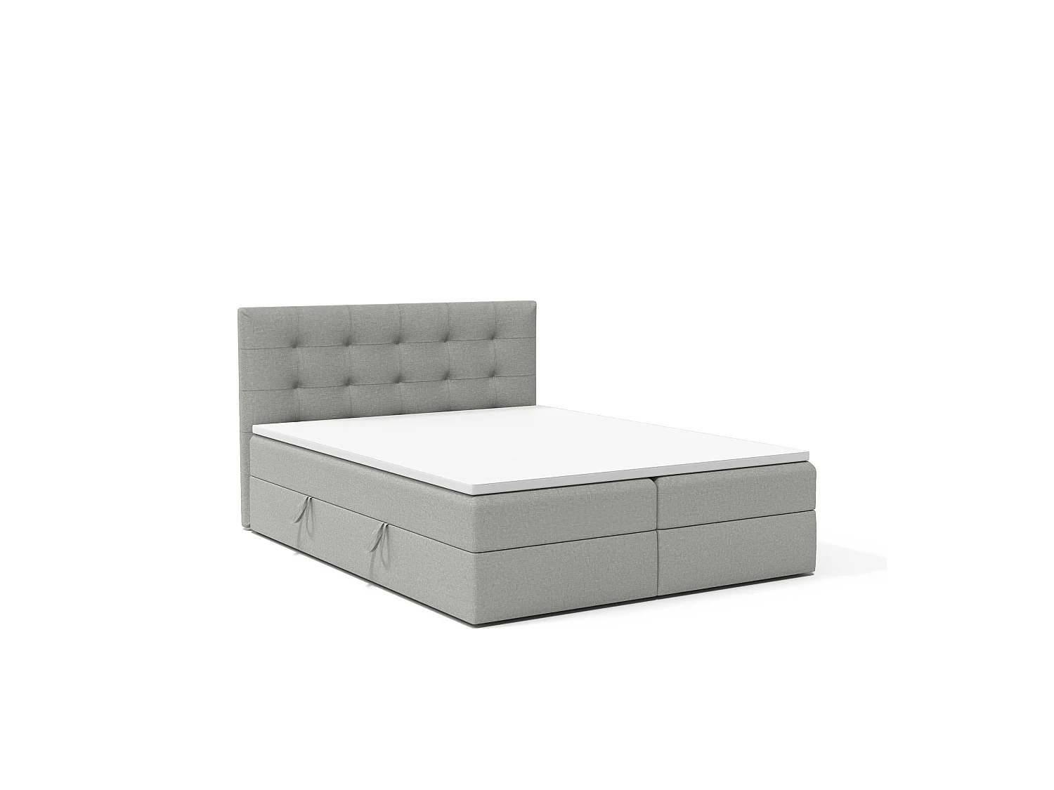 BOXSPRINGBETT Doppelbett Kolumbo Grau 160x200 cm