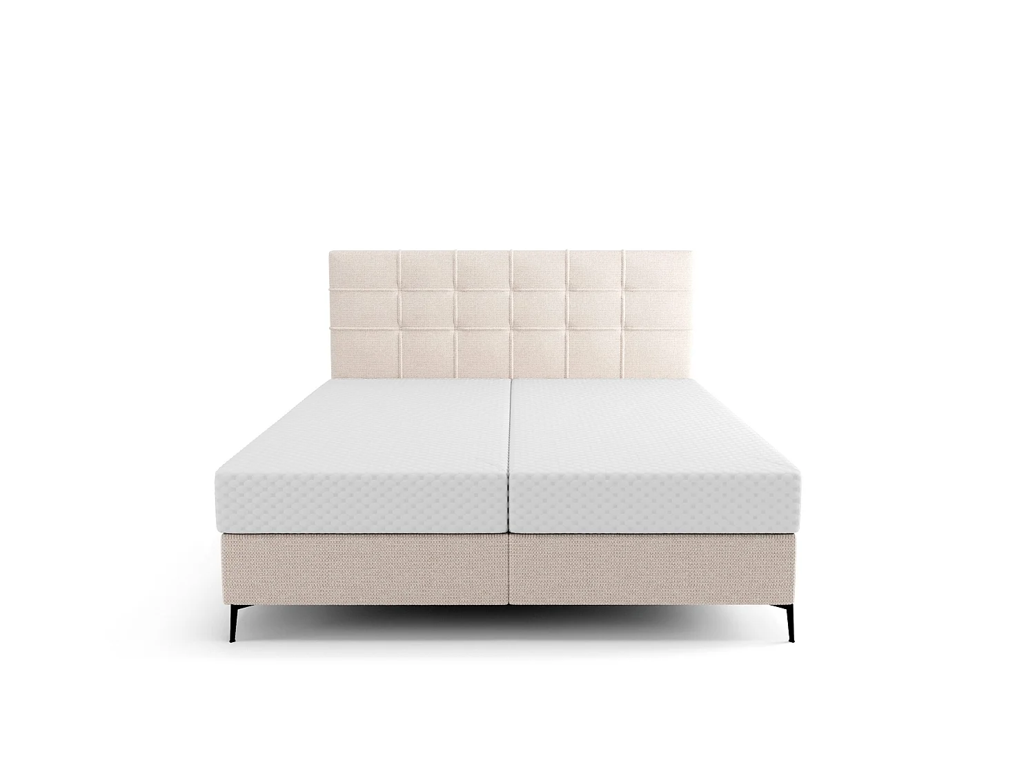 BOXSPRINGBETT Doppelbett Ardoe Beige (Aragon 03) 120x200 cm