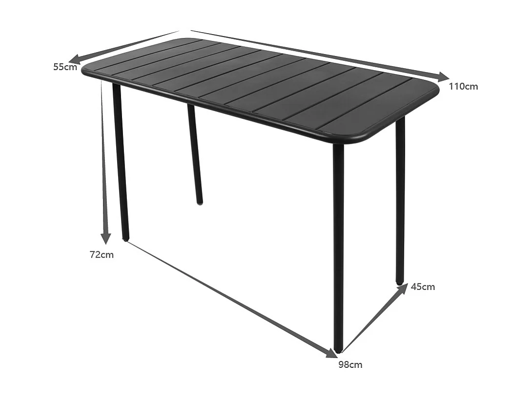 Metal Bistro Stolik Balkon Stolik Sumila