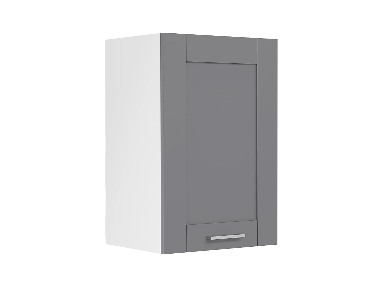 Kitchen furniture hanging cabinet Colura White / Anthracite H. 60 x W. 40 x D. 31 cm