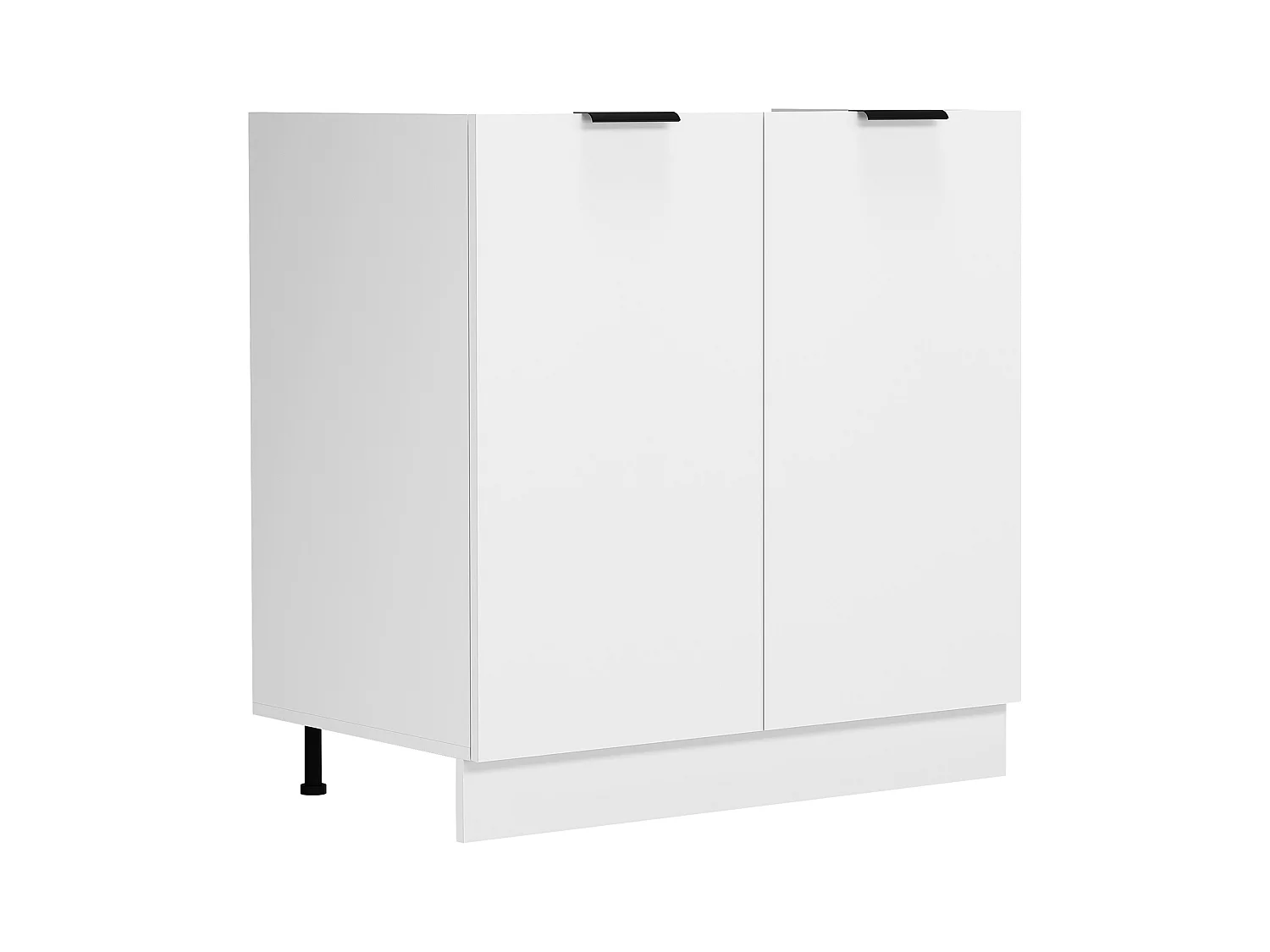 Kitchen furniture cabinet Fasola White H. 82 x W. 80 x D. 46 cm