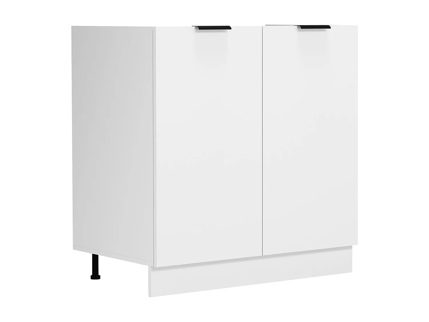 Kitchen furniture cabinet Fasola White H. 82 x W. 80 x D. 46 cm