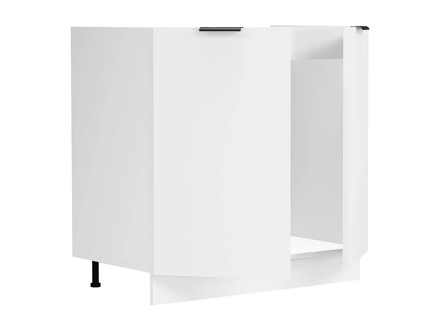 Kitchen furniture cabinet Fasola White H. 82 x W. 80 x D. 46 cm