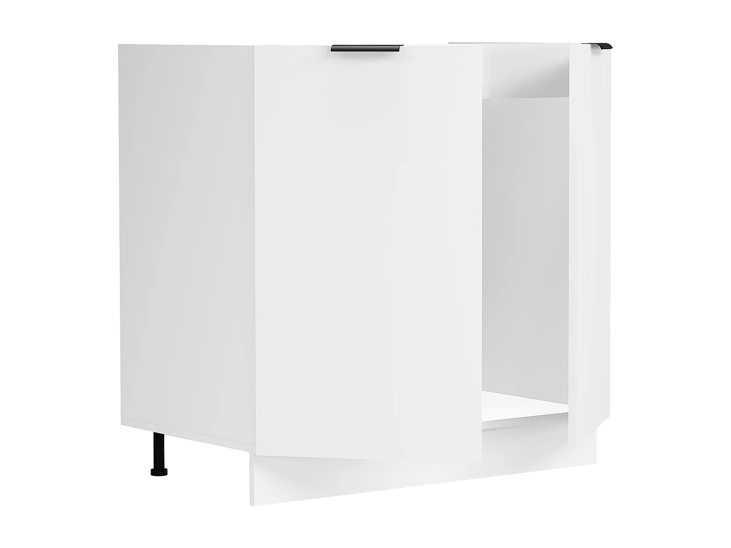 Kitchen furniture cabinet Fasola White H. 82 x W. 80 x D. 46 cm