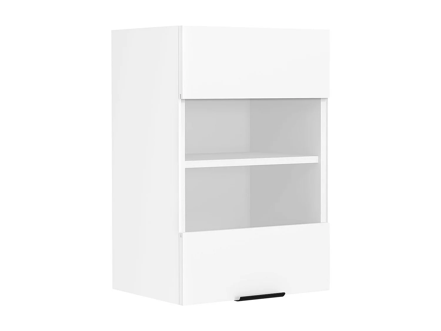 Kitchen furniture hanging cabinet Fasola White H. 60 x W. 40 x D. 31 cm