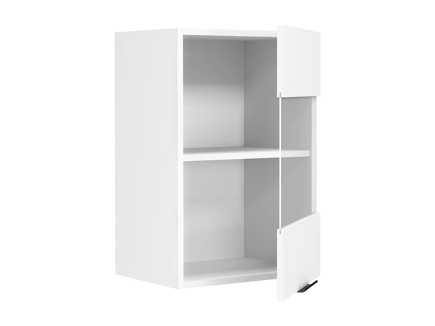 Kitchen furniture hanging cabinet Fasola White H. 60 x W. 40 x D. 31 cm