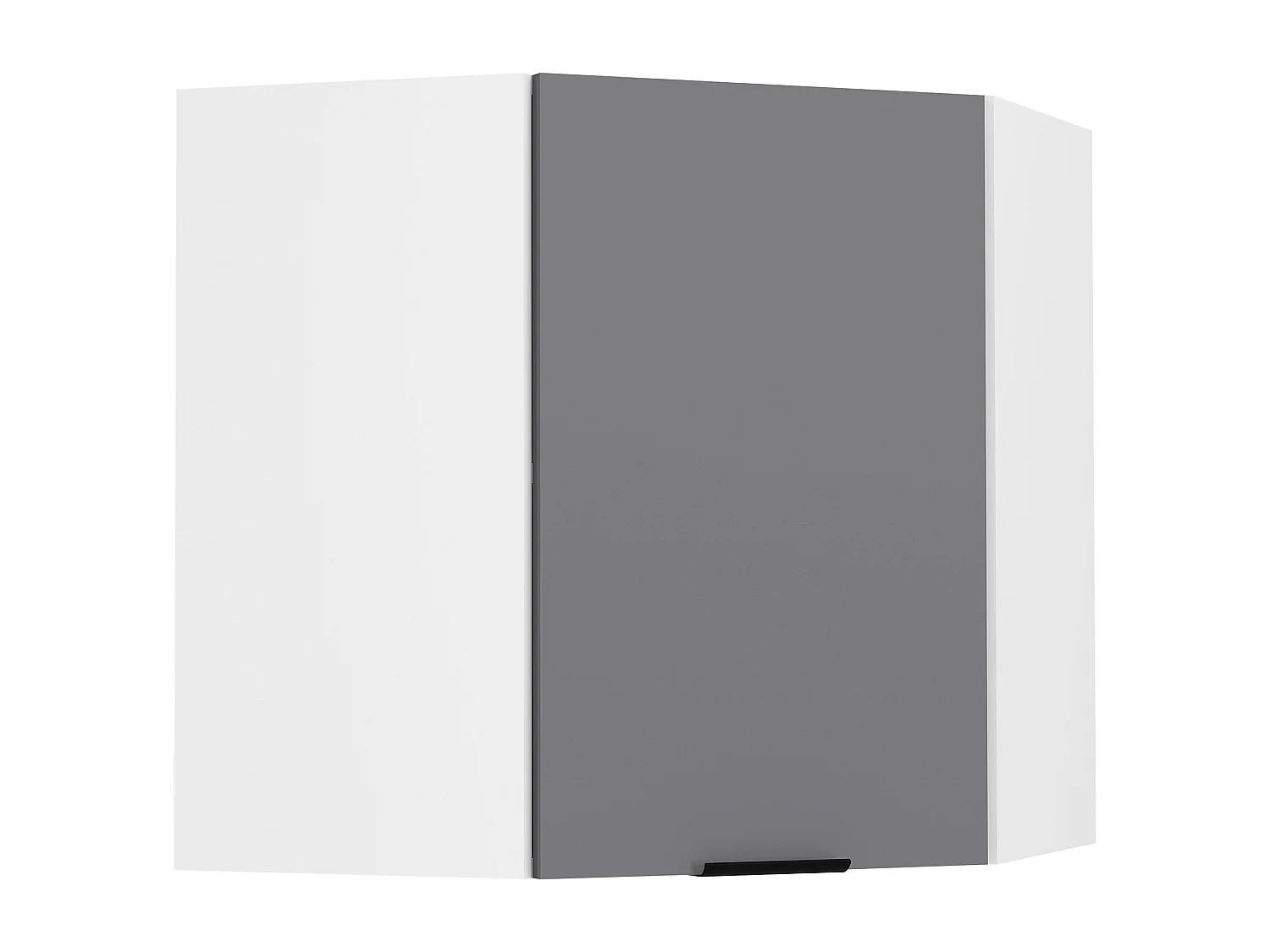 Mobiliário de cozinha pendurado Fasola Branco/antracite A. 60 x L. 57 x P. 57 cm