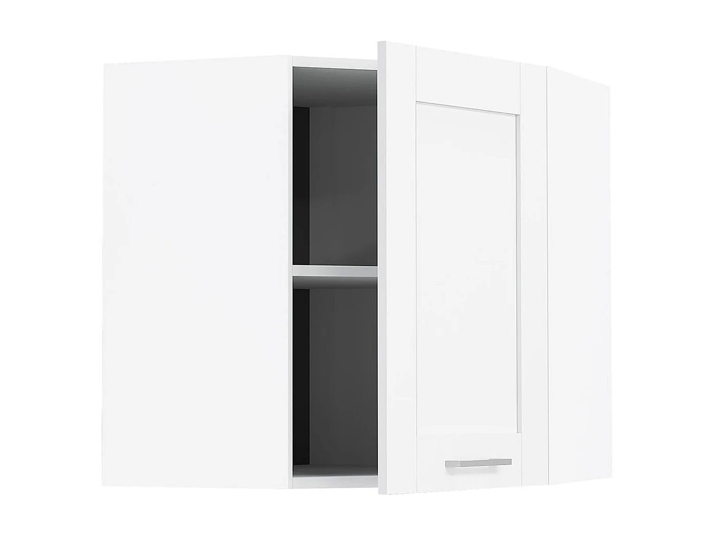 Kitchen furniture hanging cabinet Colura White H. 60 x W. 57 x D. 57 cm
