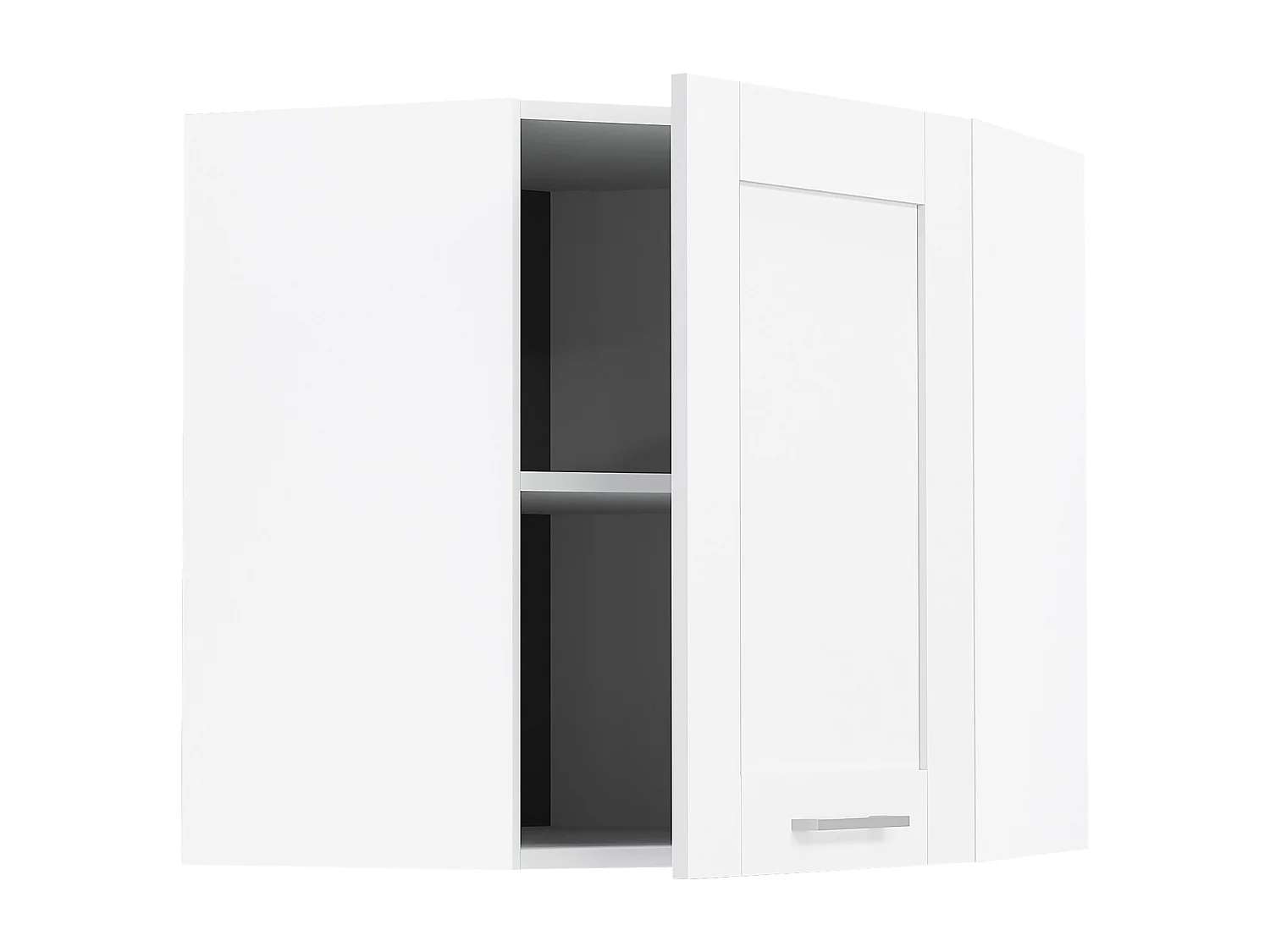 Kitchen furniture hanging cabinet Colura White H. 60 x W. 57 x D. 57 cm