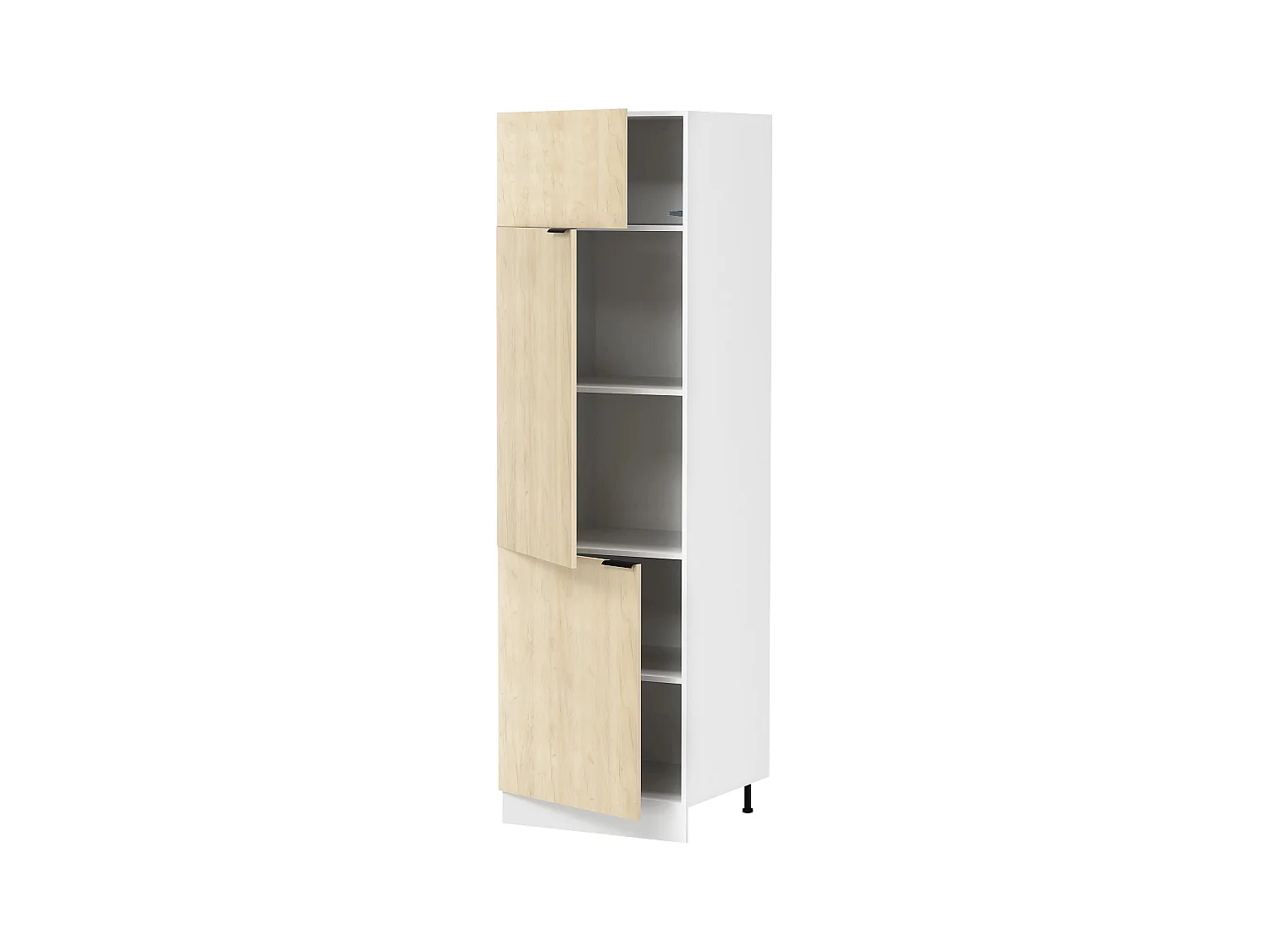 Küchenschrank B. 60 cm Hochschrank Küche Fasola