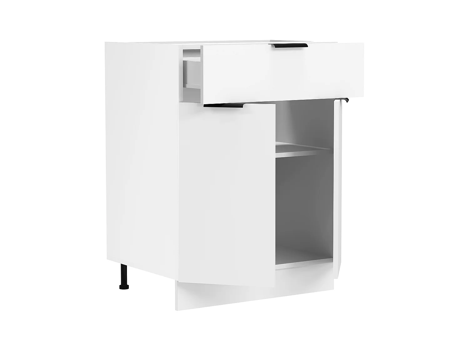 Küchenschrank B60 cm Unterschrank Schublade Fasola