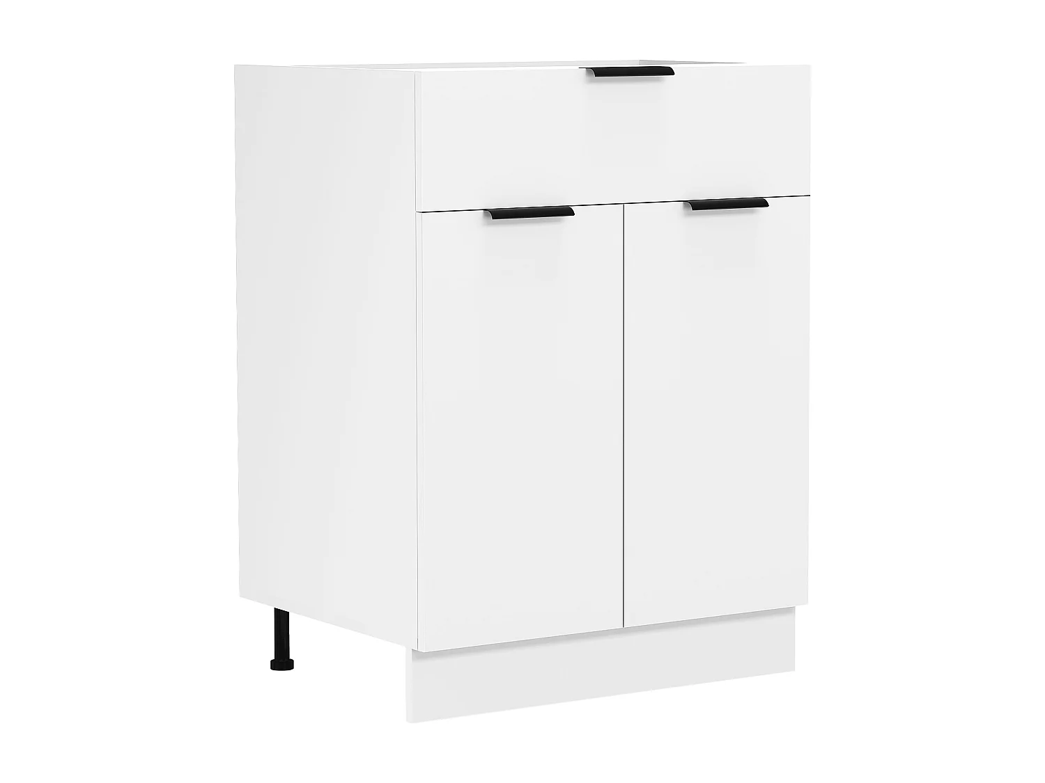 Kitchen furniture cabinet Fasola White H. 82 x W. 60 x D. 46 cm