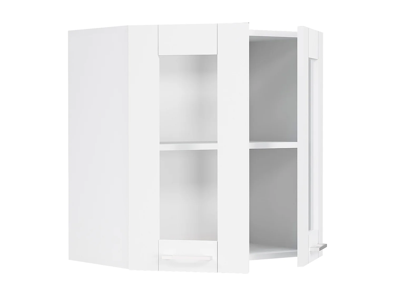 Kitchen furniture hanging cabinet Colura White H. 60 x W. 80 x D. 31 cm