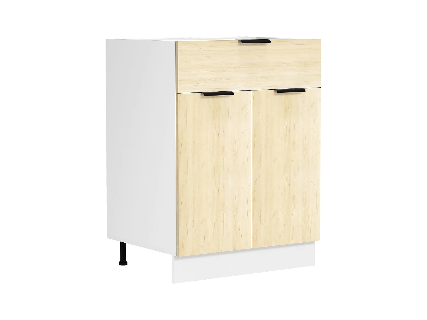 Küchenschrank B60 cm Unterschrank Schublade Fasola