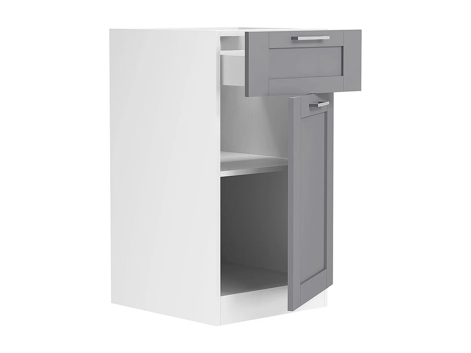 Mobiliário de cozinha Colura Branco/antracite A. 82 x L. 40 x P. 46 cm