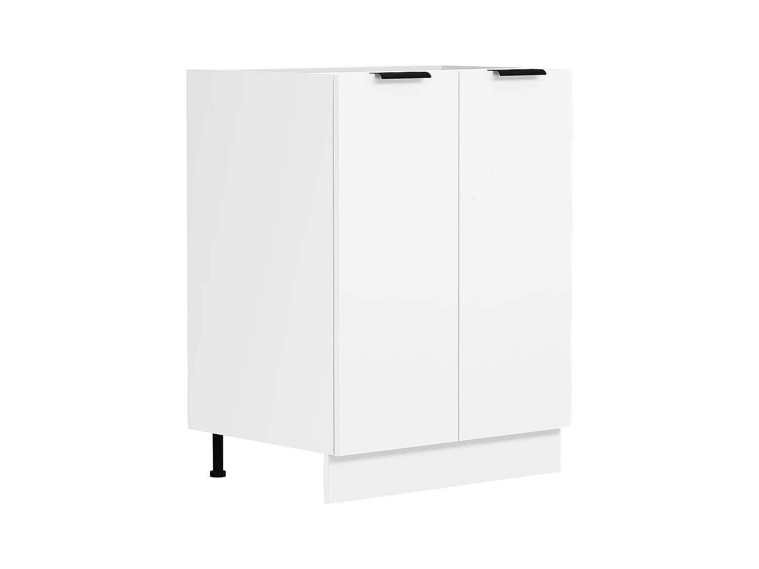 Kitchen furniture cabinet Fasola White H. 82 x W. 60 x D. 46 cm