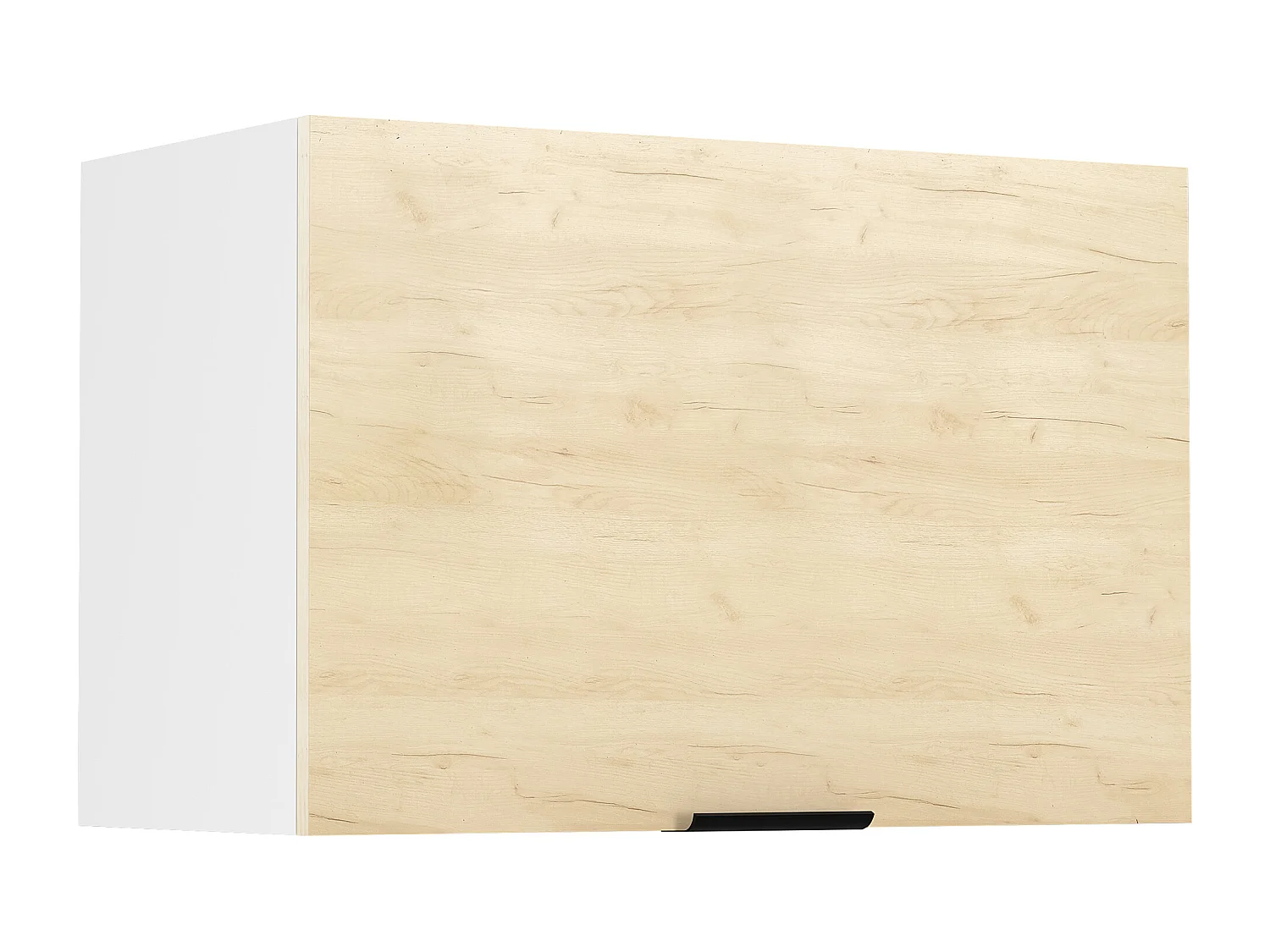 Kitchen furniture hanging cabinet Fasola White / Honey oak H. 40 x W. 60 x D. 31 cm