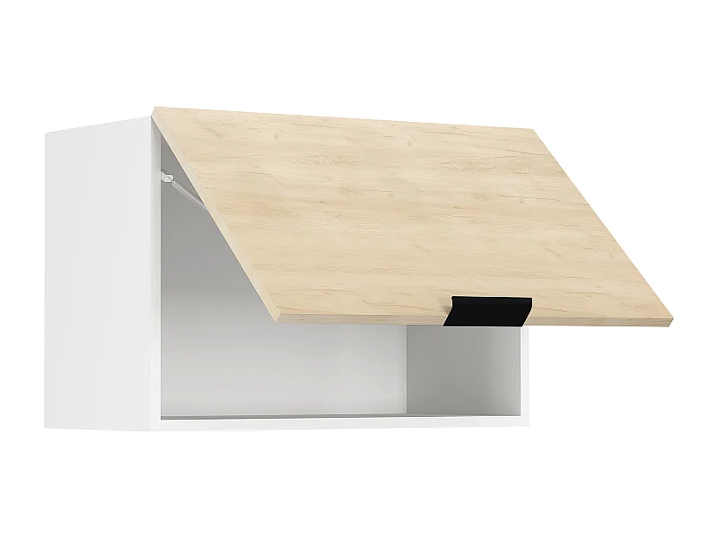 Kitchen furniture hanging cabinet Fasola White / Honey oak H. 40 x W. 60 x D. 31 cm