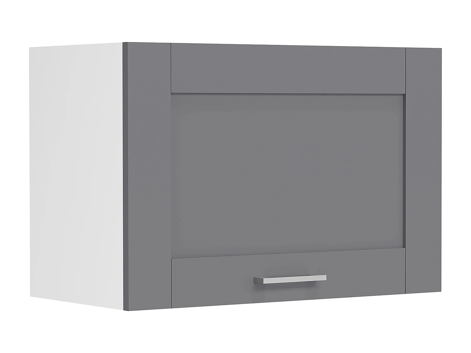 Kitchen furniture hanging cabinet Colura White / Anthracite H. 40 x W. 60 x D. 31 cm