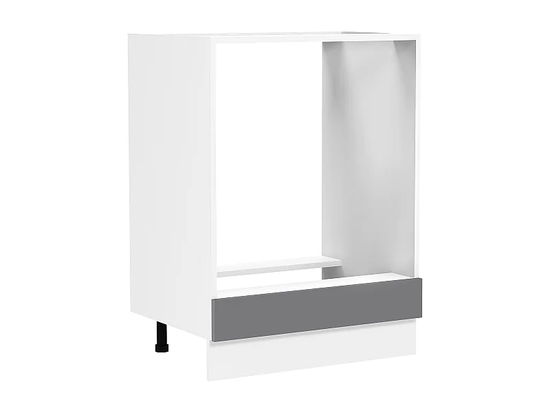 Kitchen furniture Furnishing cabinet & oven cabinet Fasola White / Anthracite H. 82 x W. 60 x D. 46 cm