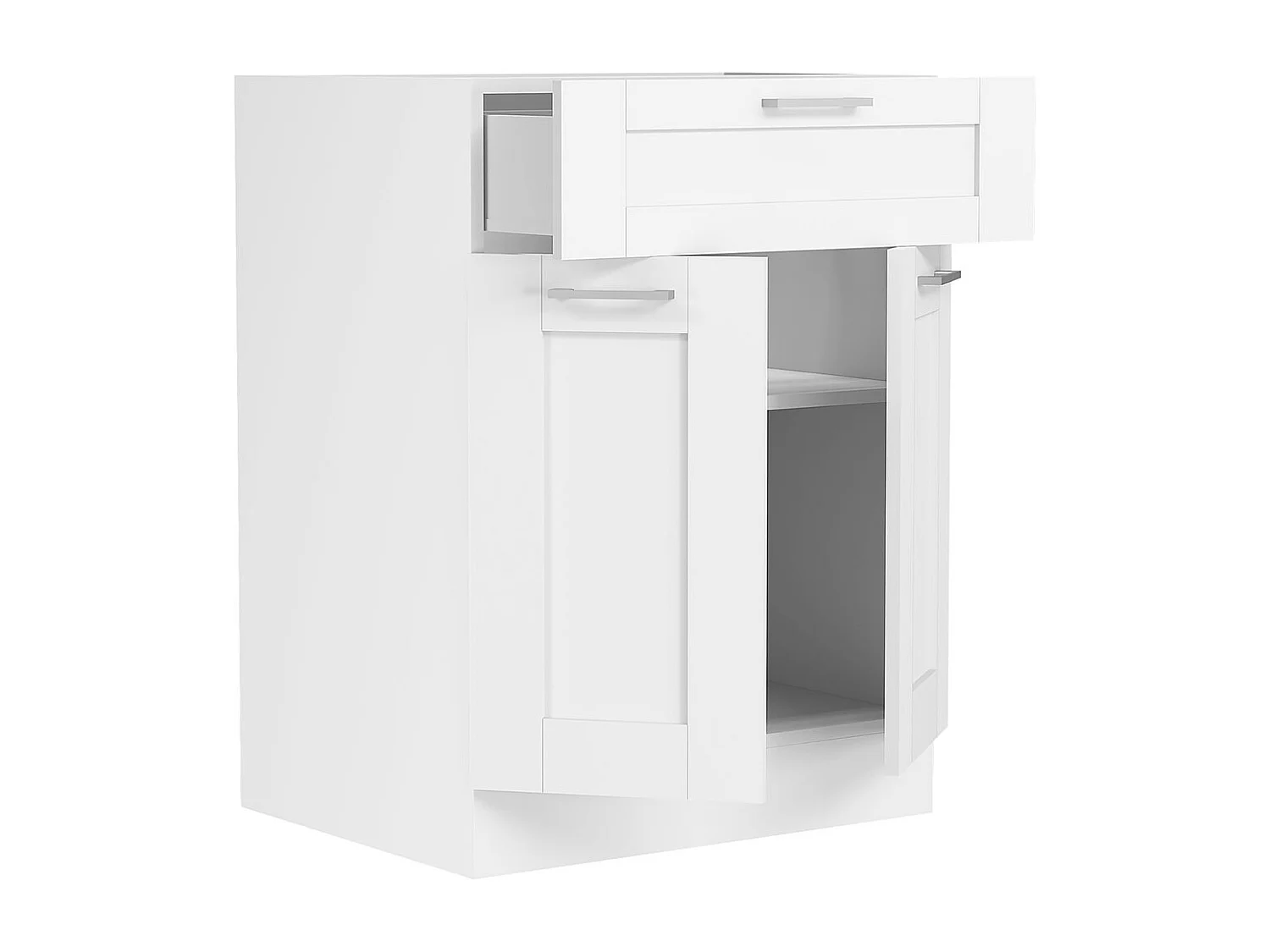 Kitchen furniture cabinet Colura White H. 82 x W. 60 x D. 46 cm