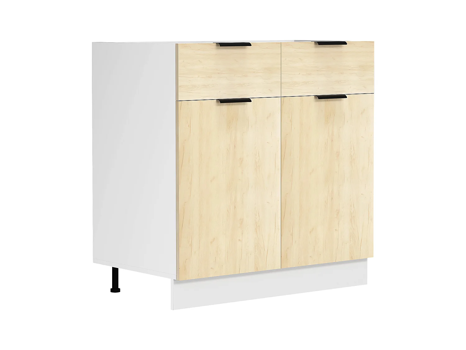 Küchenschrank B80 cm Unterschrank Schublade Fasola