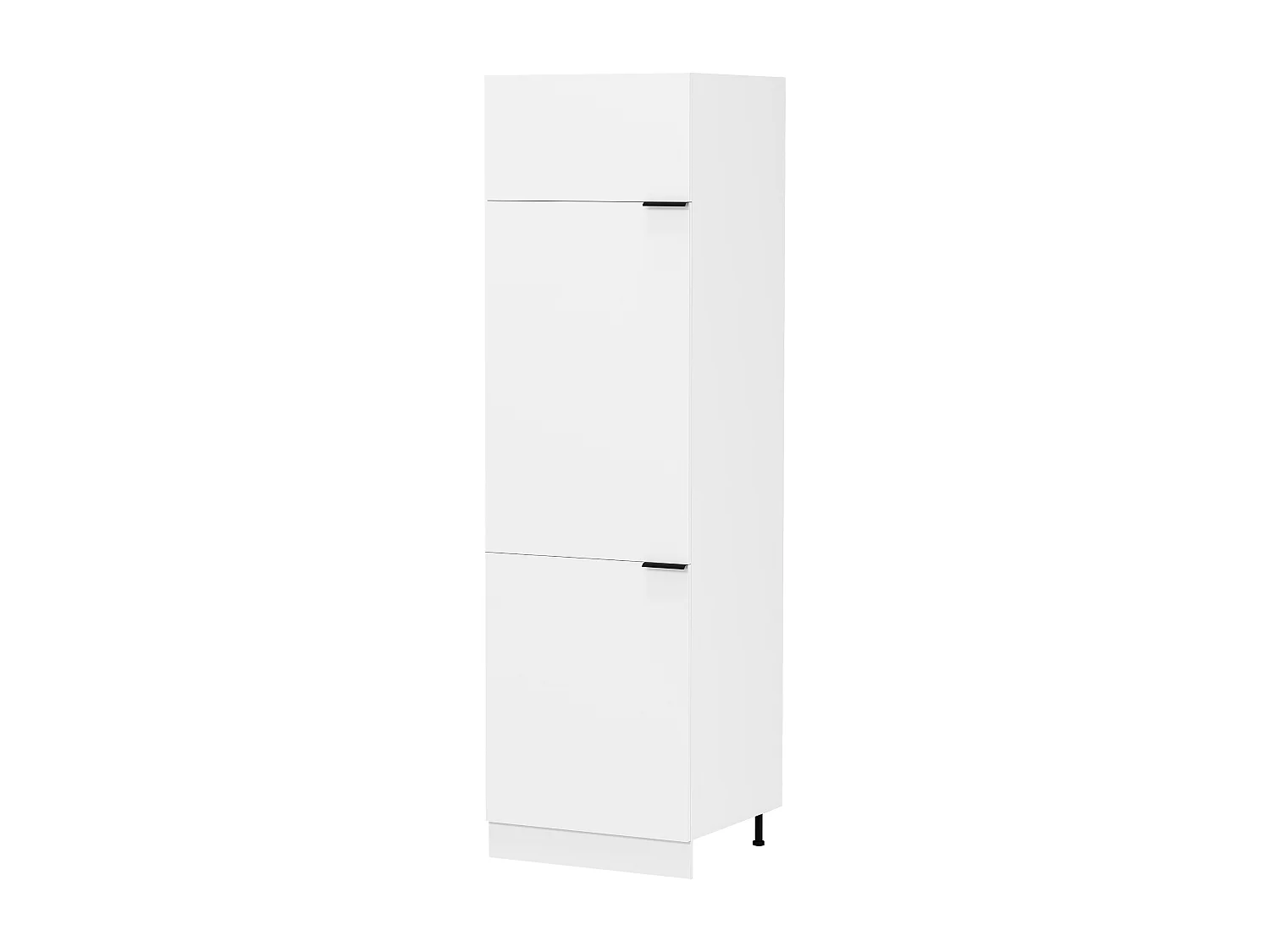 Kitchen furniture cabinet Fasola White H. 207 x W. 60 x D. 57 cm