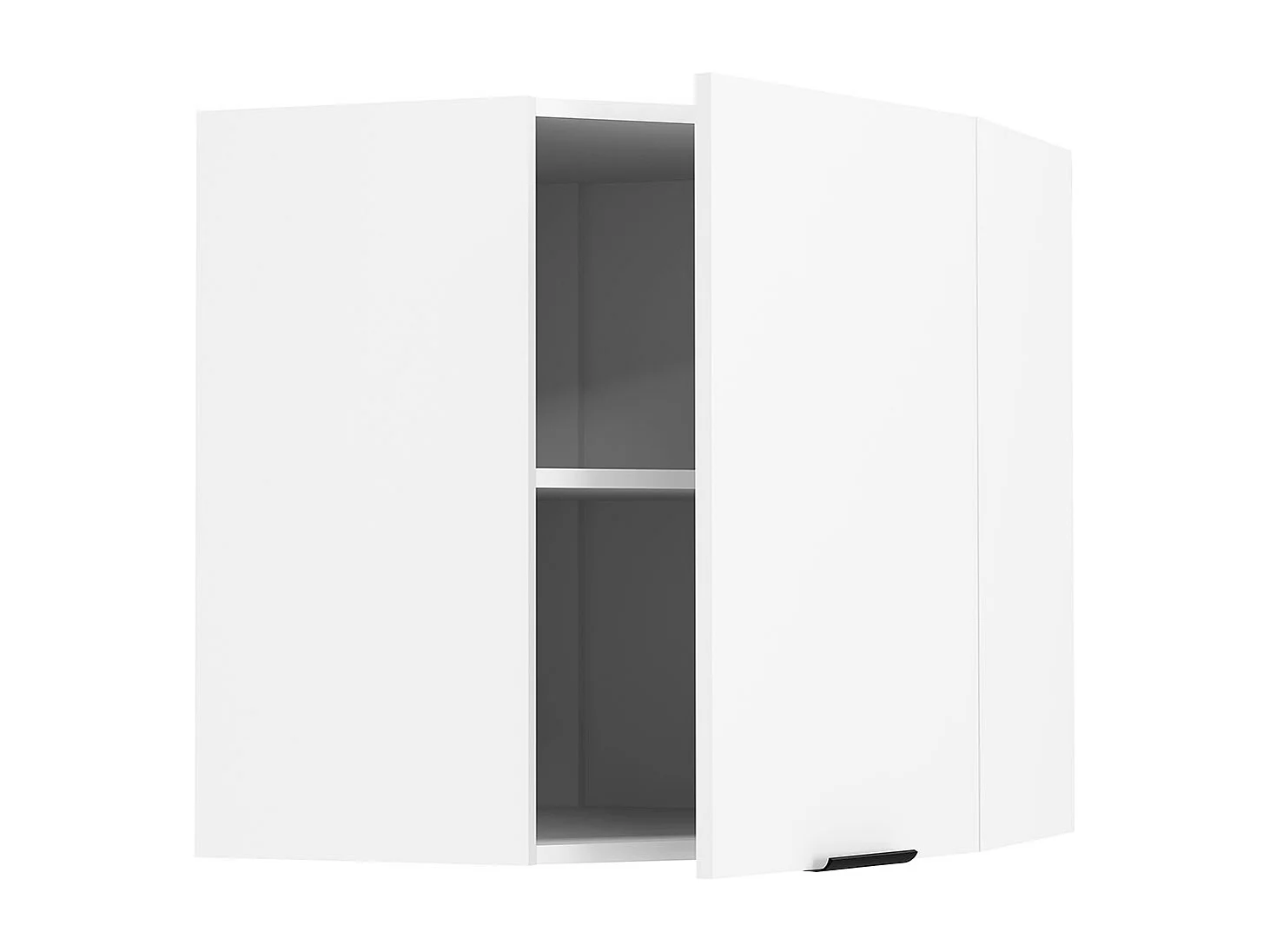 Kitchen furniture hanging cabinet Fasola White H. 60 x W. 57 x D. 57 cm