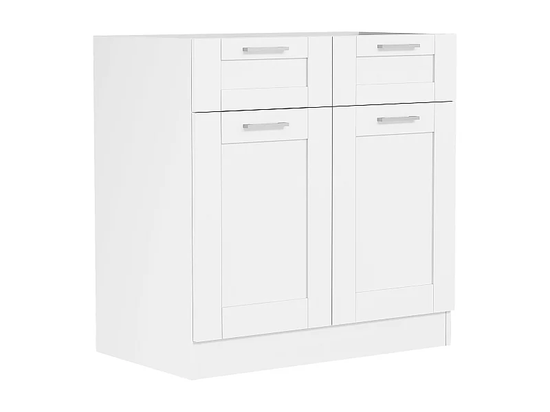 Kitchen furniture cabinet Colura White H. 82 x W. 80 x D. 46 cm