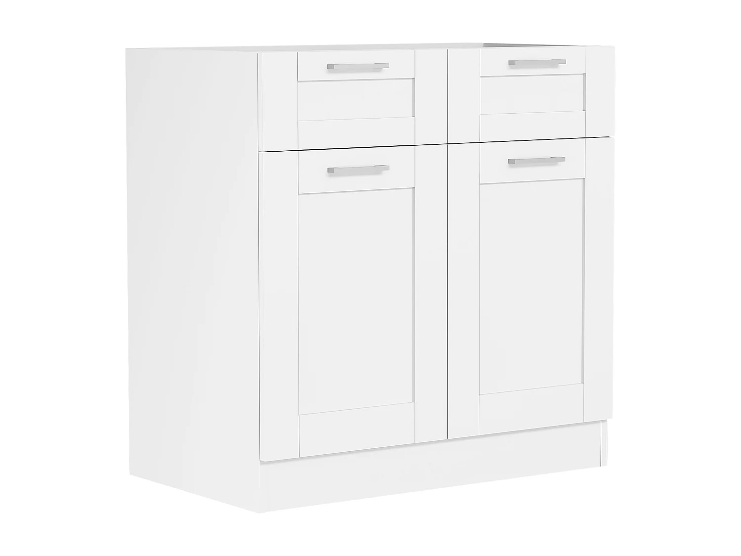 Kitchen furniture cabinet Colura White H. 82 x W. 80 x D. 46 cm