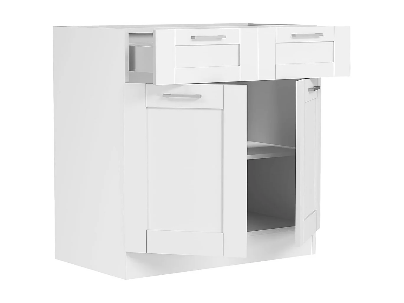 Kitchen furniture cabinet Colura White H. 82 x W. 80 x D. 46 cm