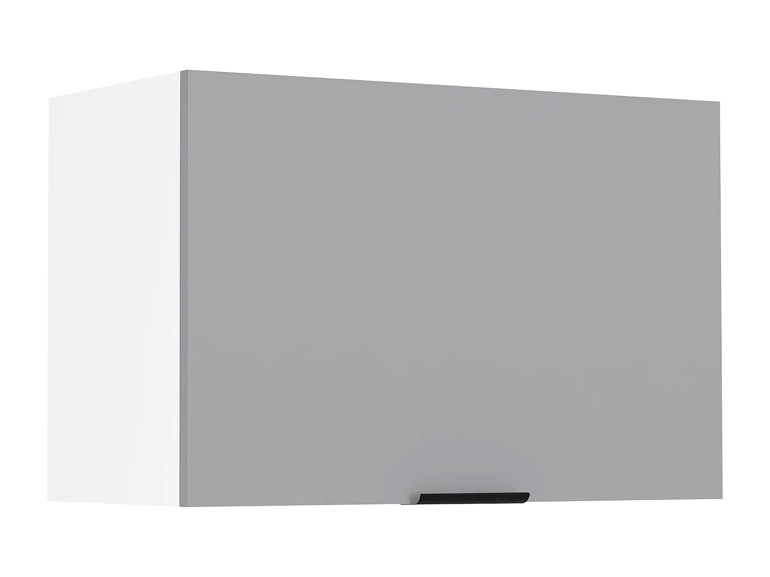 Kitchen furniture hanging cabinet Fasola White / Anthracite H. 40 x W. 60 x D. 31 cm