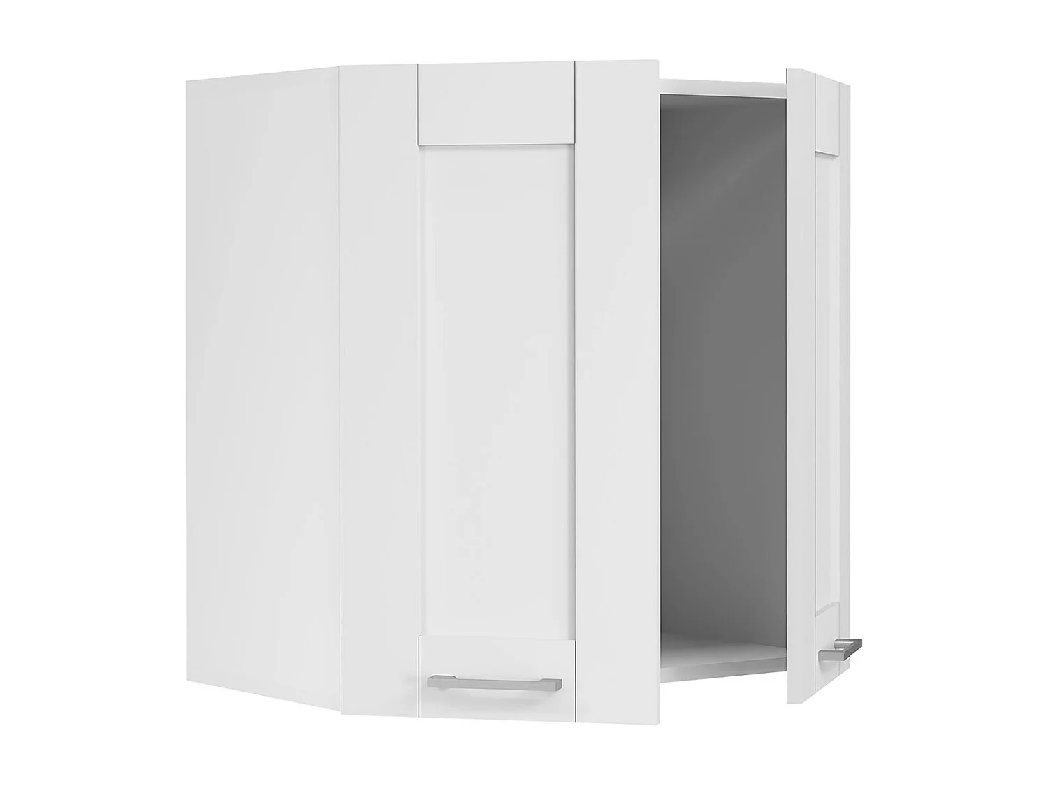Kitchen furniture hanging cabinet Colura White H. 60 x W. 60 x D. 31 cm