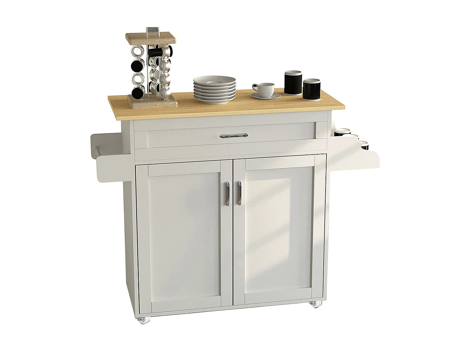 Wózek kuchenny serwujący wózek Rolls Pastano