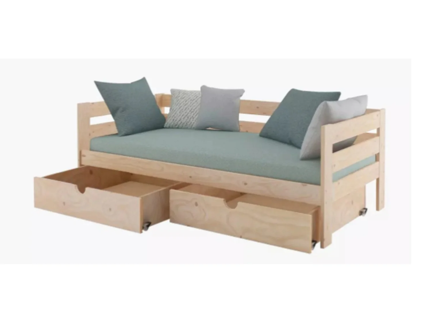 Letto per bambini con cassetti