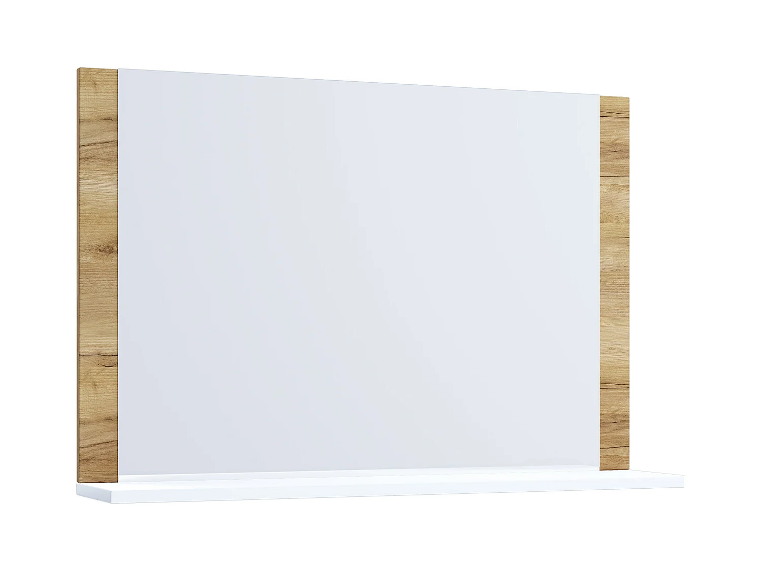 Bathroom furniture mirror Lendas Honey oak / White 0