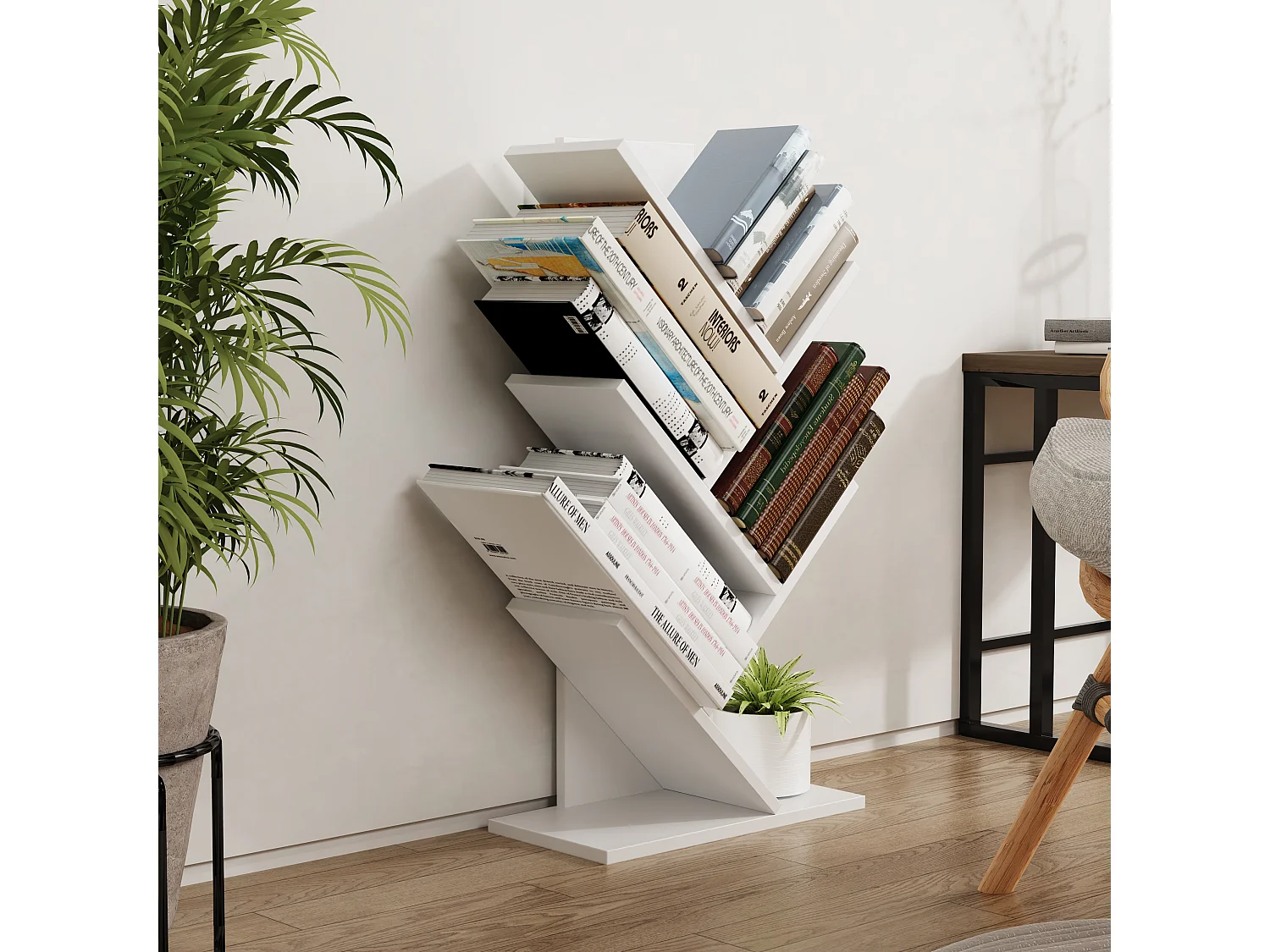 Podpórka drewniana Shelf Books Nulis L