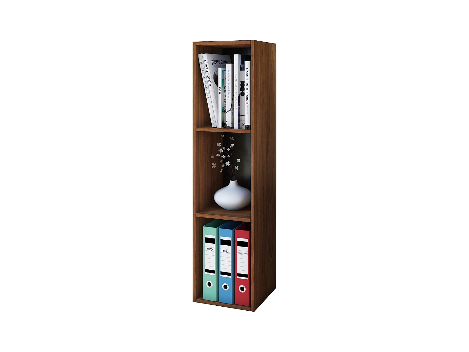 Holz Stand Regal Aufbewahrung Deko Bücher Mendas 3