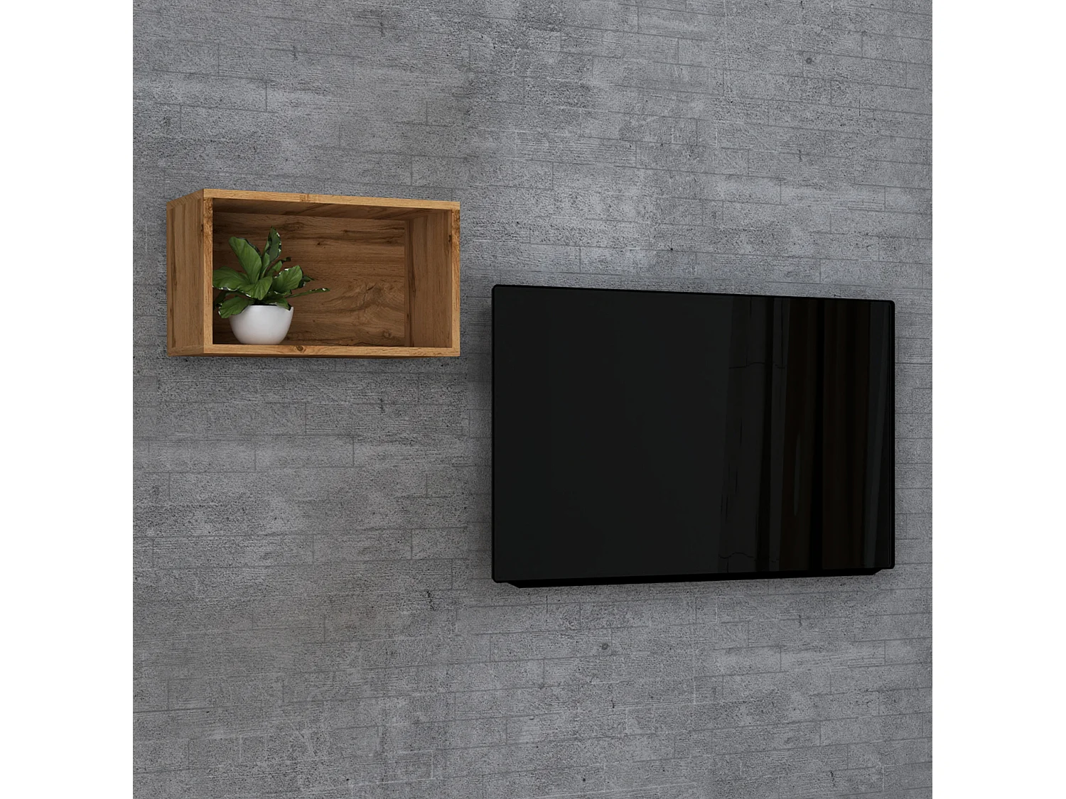 Drewno Wall Rack Wall Board Shelf Arila S