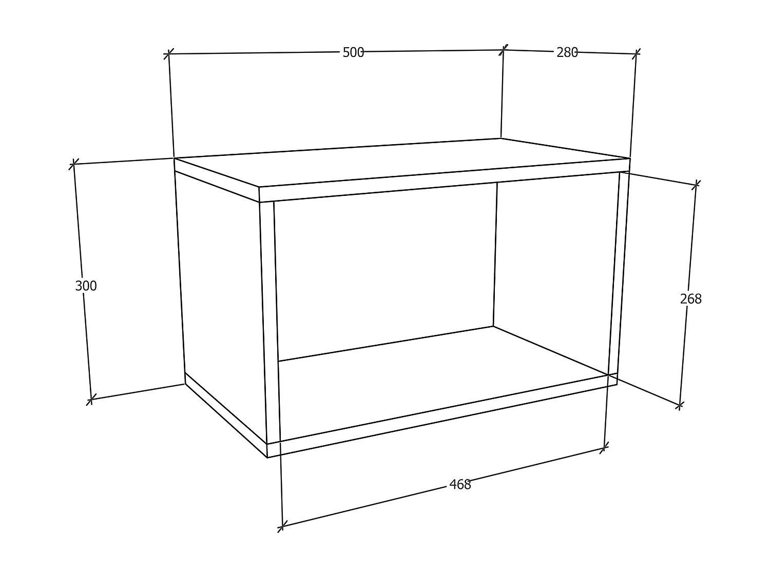Drewno Wall Rack Wall Board Shelf Arila S