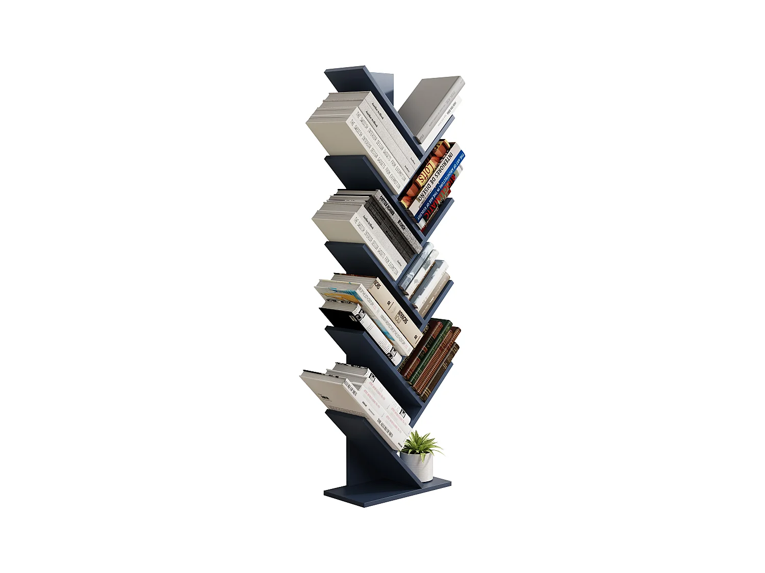 Stand Rack Nulis Anthracite H. 140 x W. 40 x D. 20 cm