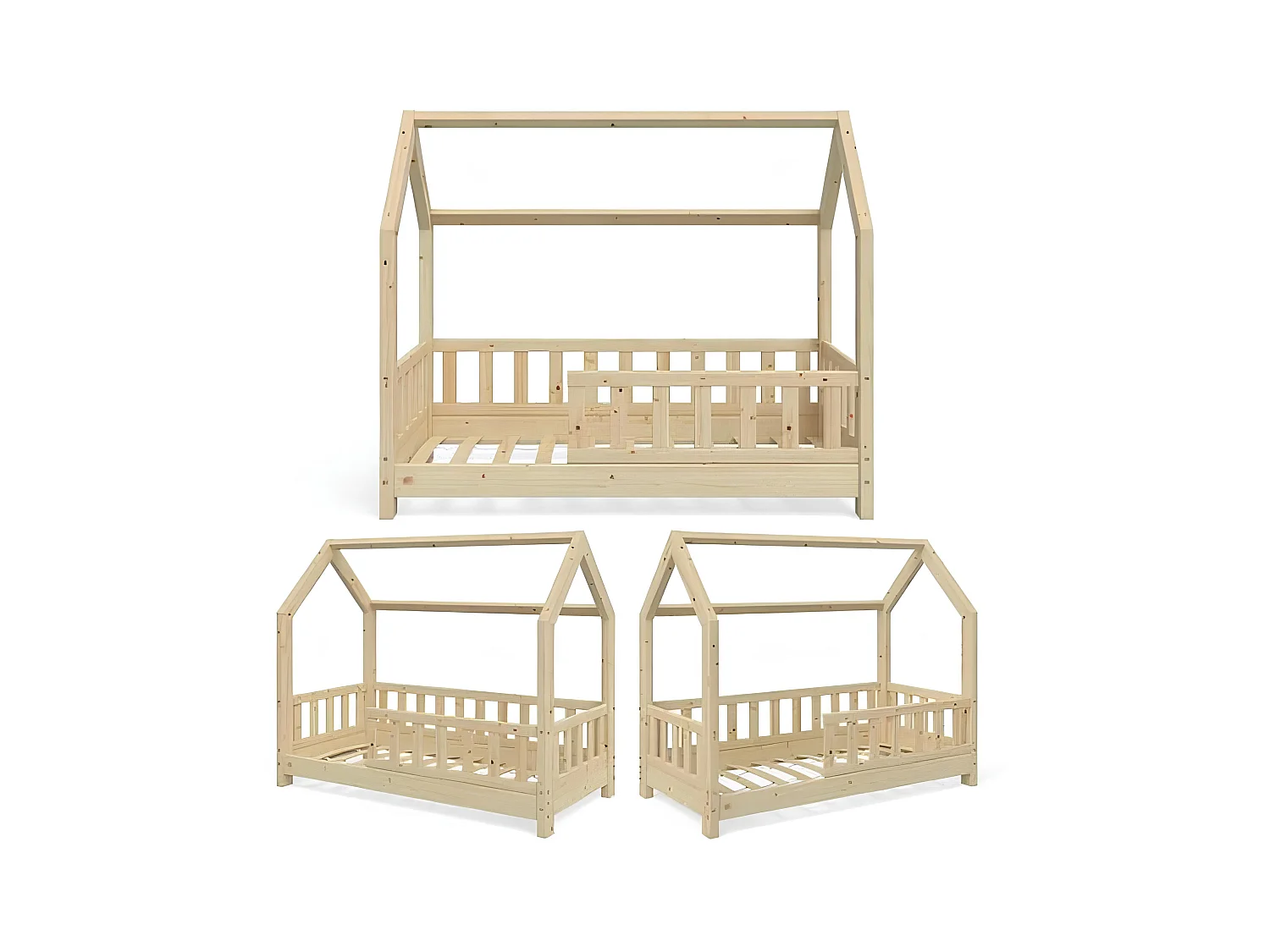 Lit d'enfant de type chalet